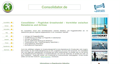 Desktop Screenshot of consolidator.de