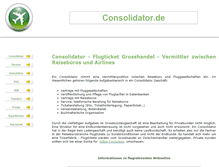 Tablet Screenshot of consolidator.de